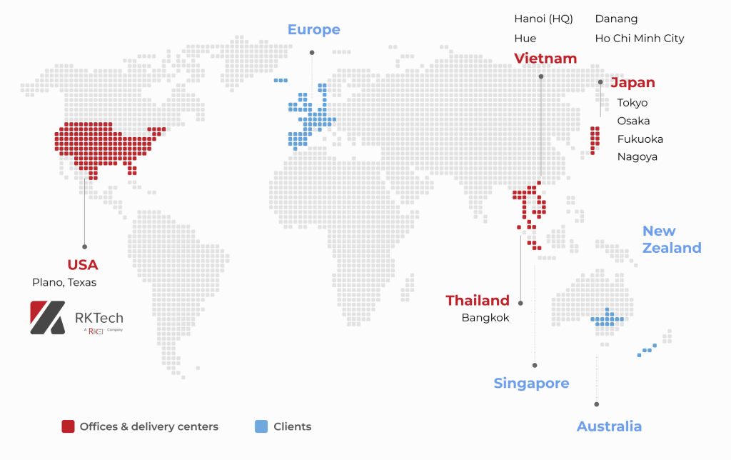 Rikkeisoft Global Presence